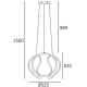 TOKYO lampa wisząca LED Cosmo light